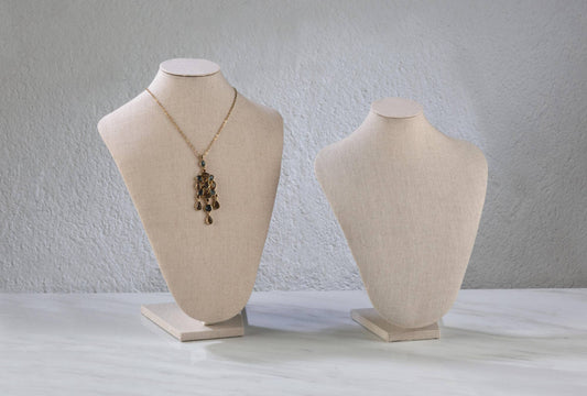 Linen Neck Forms - Cream: Cream / Medium