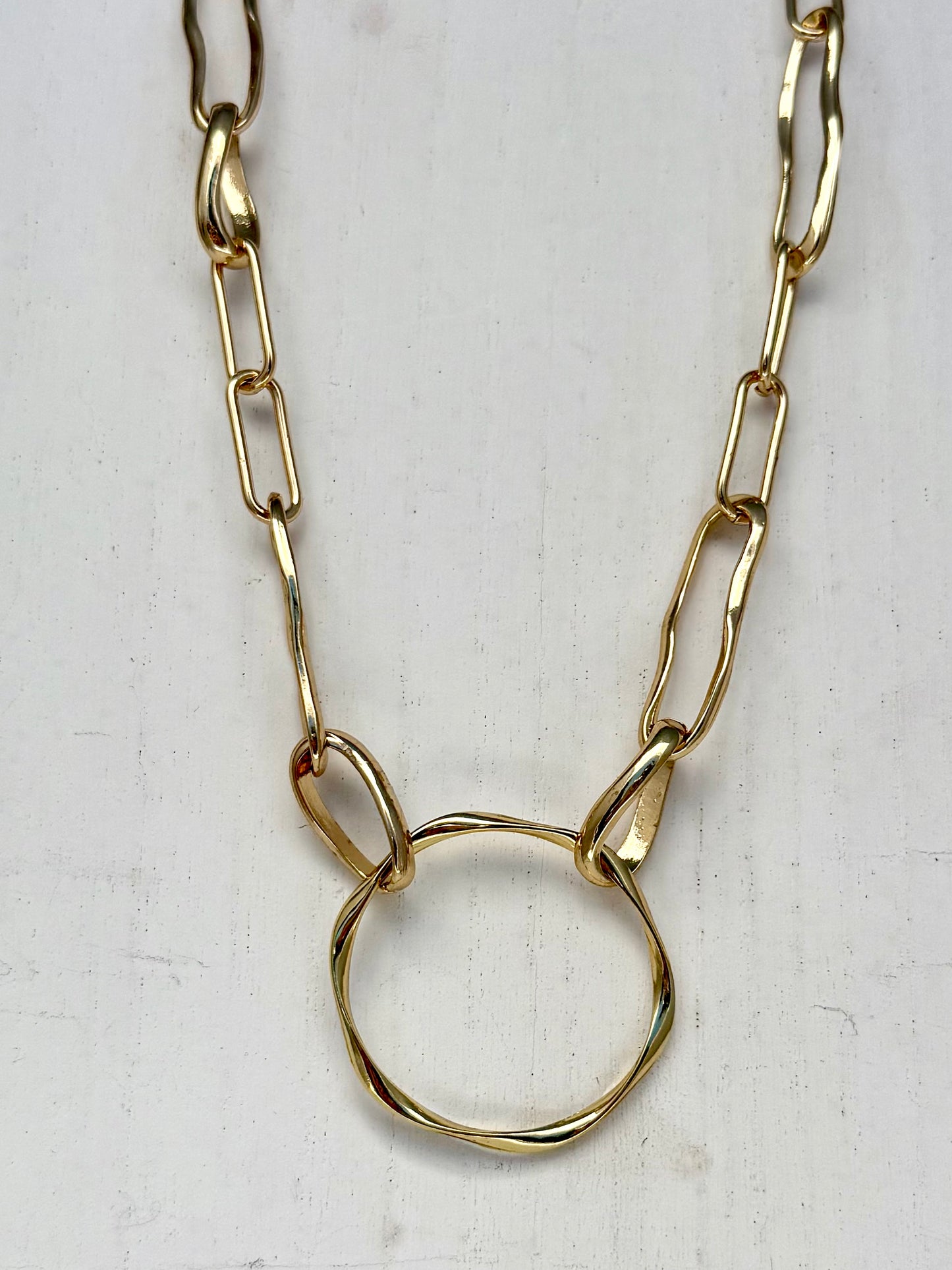 Golden Orbit Necklace