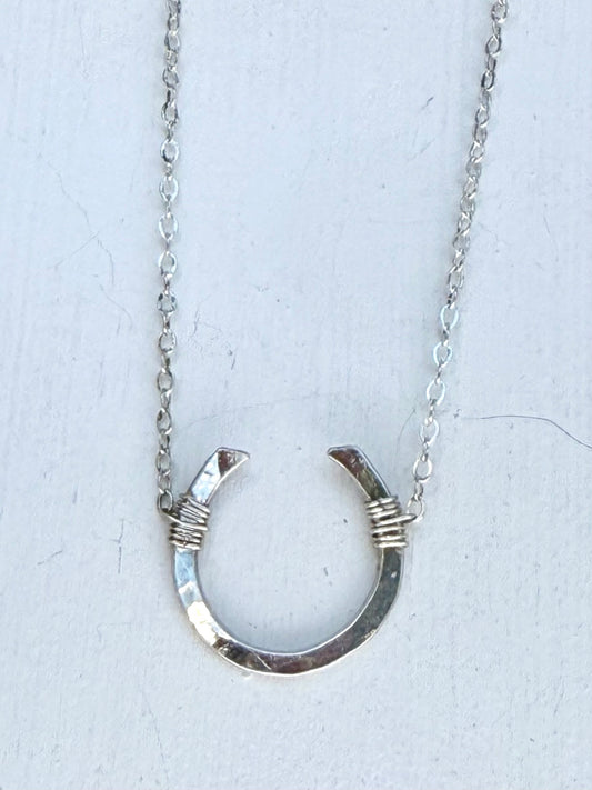 Giddy Up Horseshoe Necklace