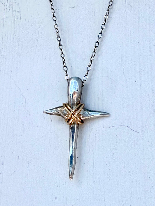 Forged Faith Cross Necklace
