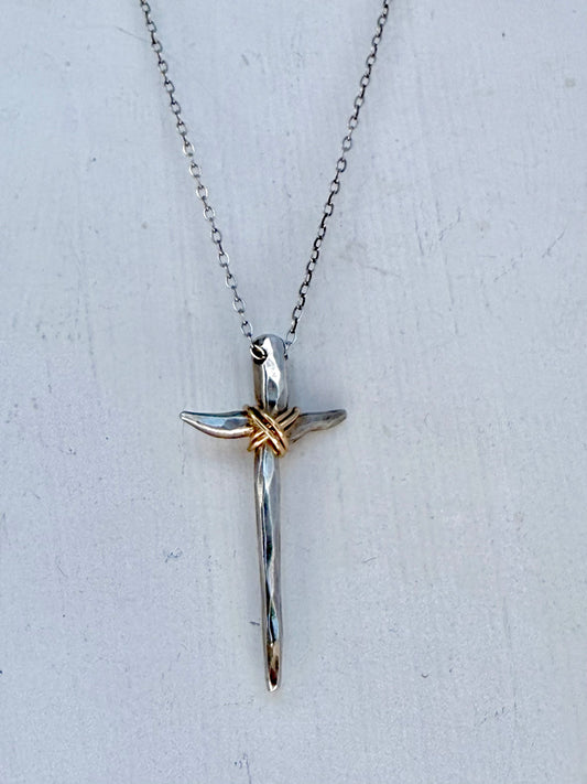Forged Faith Cross Necklace