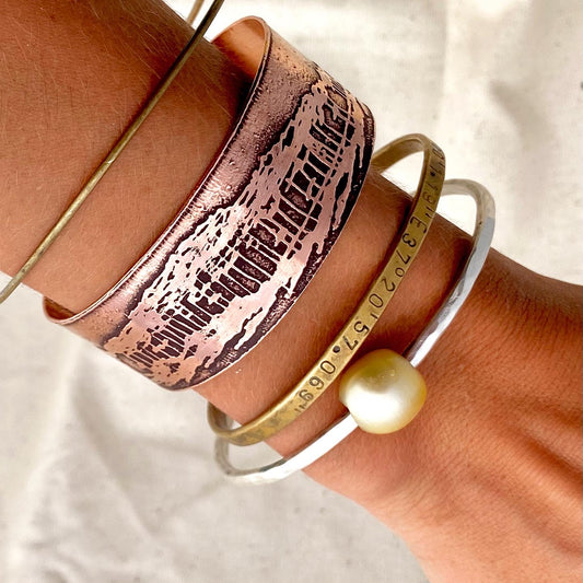 Western Lake Tree Line Bracelet