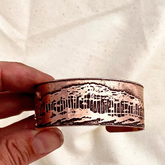 Western Lake Tree Line Bracelet