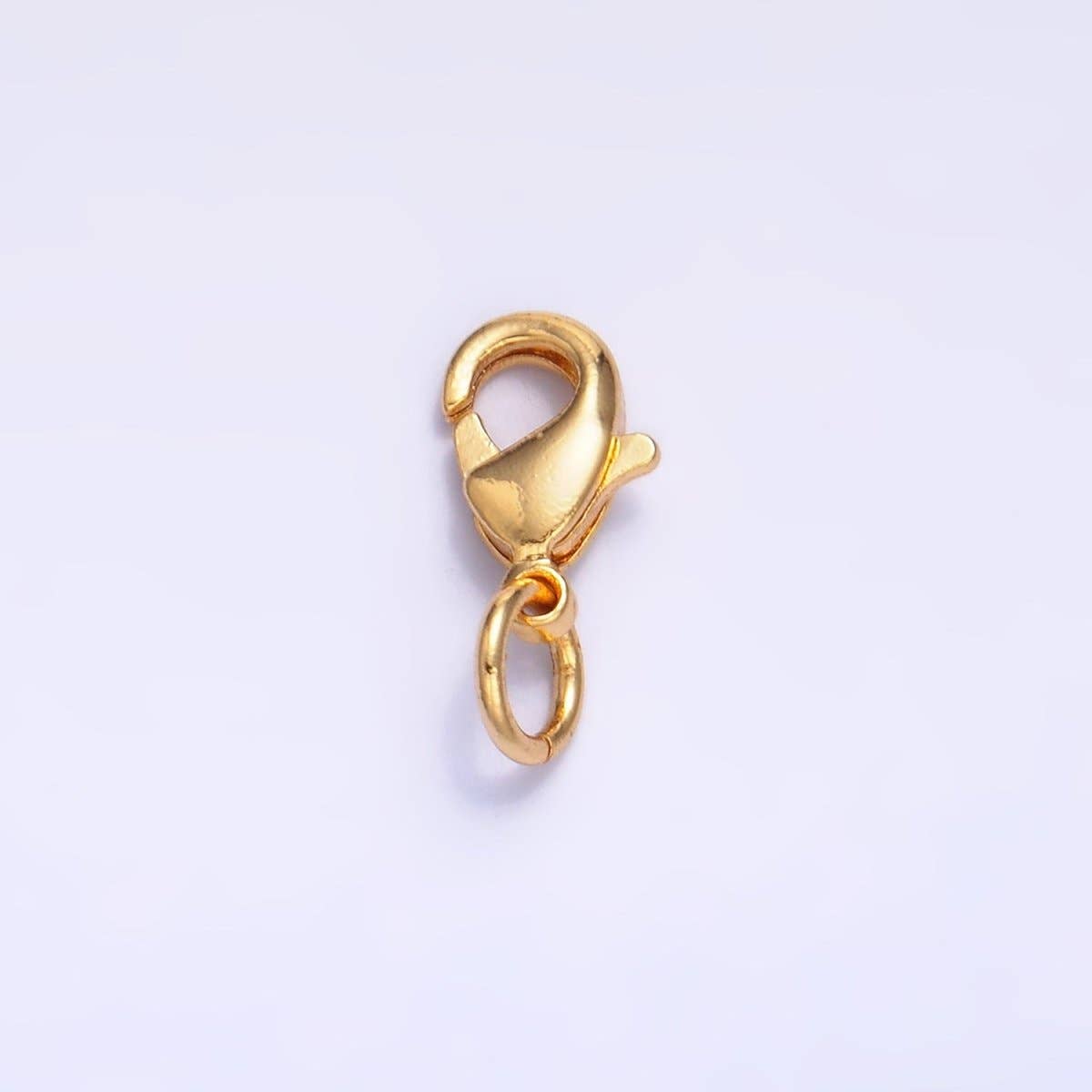 24K Gold Filled 12mm, 10mm, 15mm, 8mm Lobster Claw Clasps Closure Findings | Z1068 - Z1071: 10mm