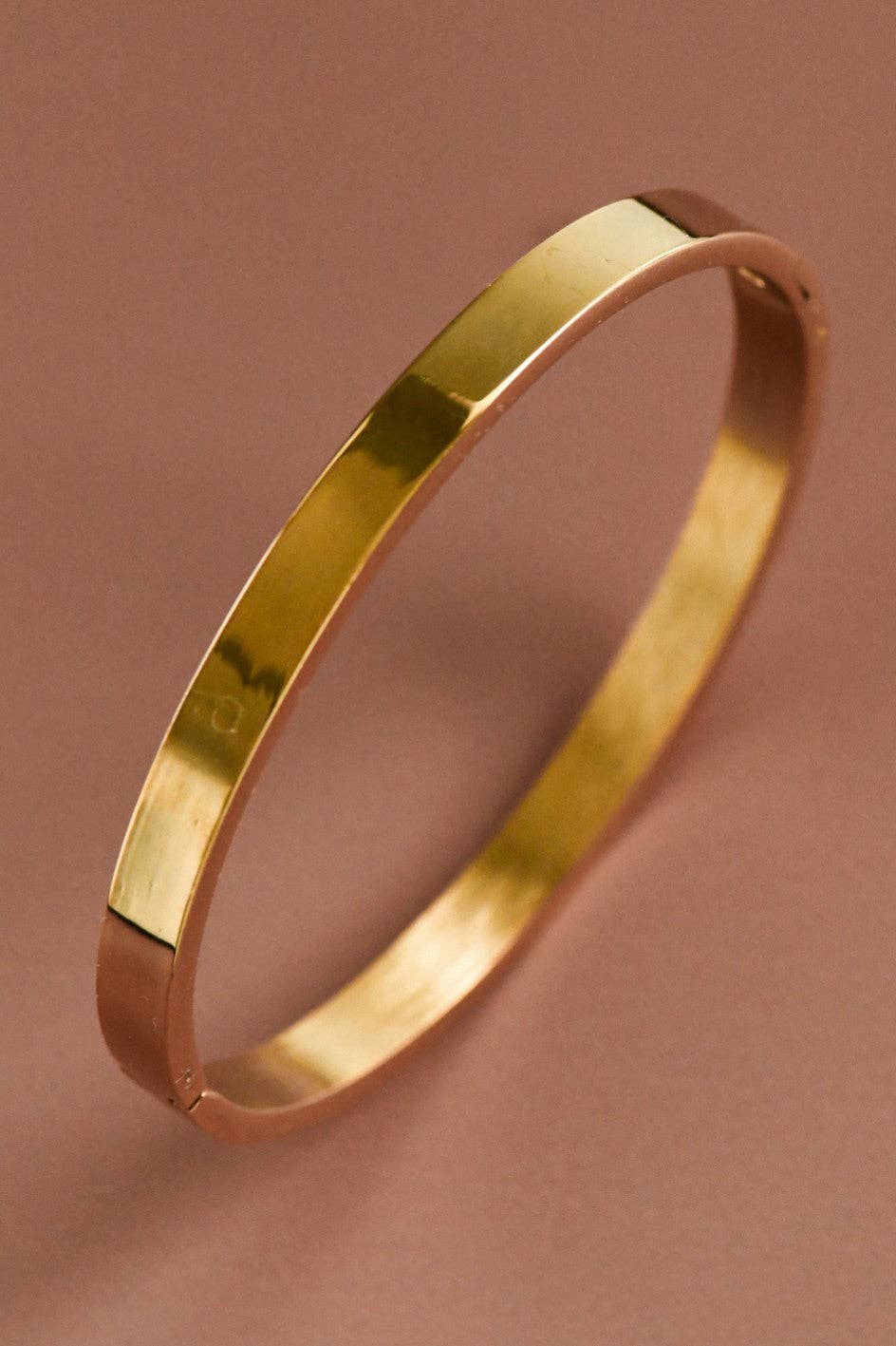 18K Gold Plated Waterproof Stainless Steel Bangle - 7085: S0OX3T7085 Gold