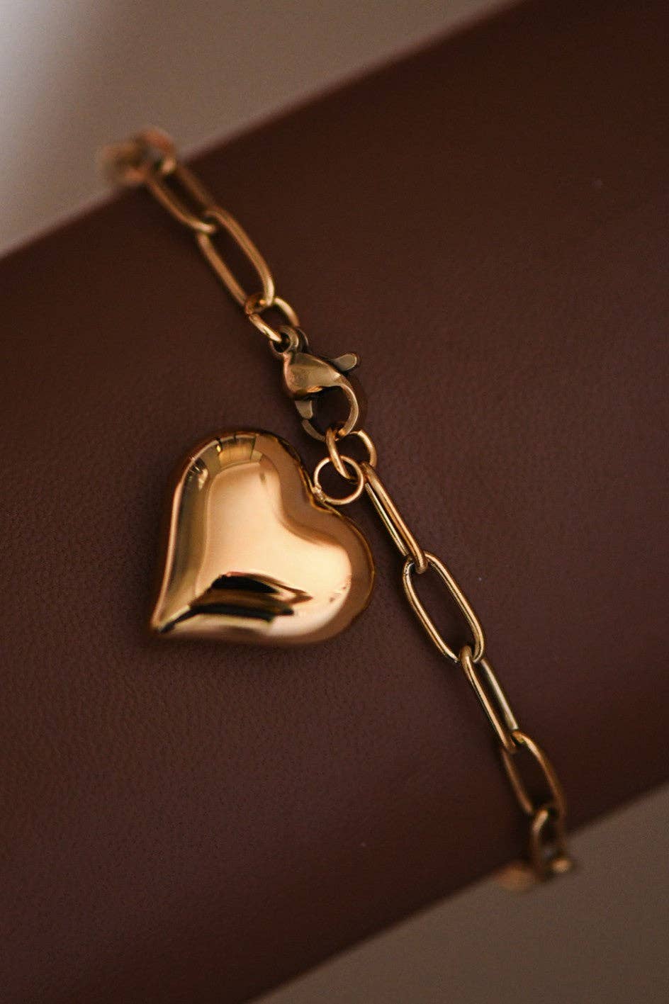 18K Gold PVD Plated Waterproof Stainless Steel Chain Bracelet - 7065: S0OX3T7065