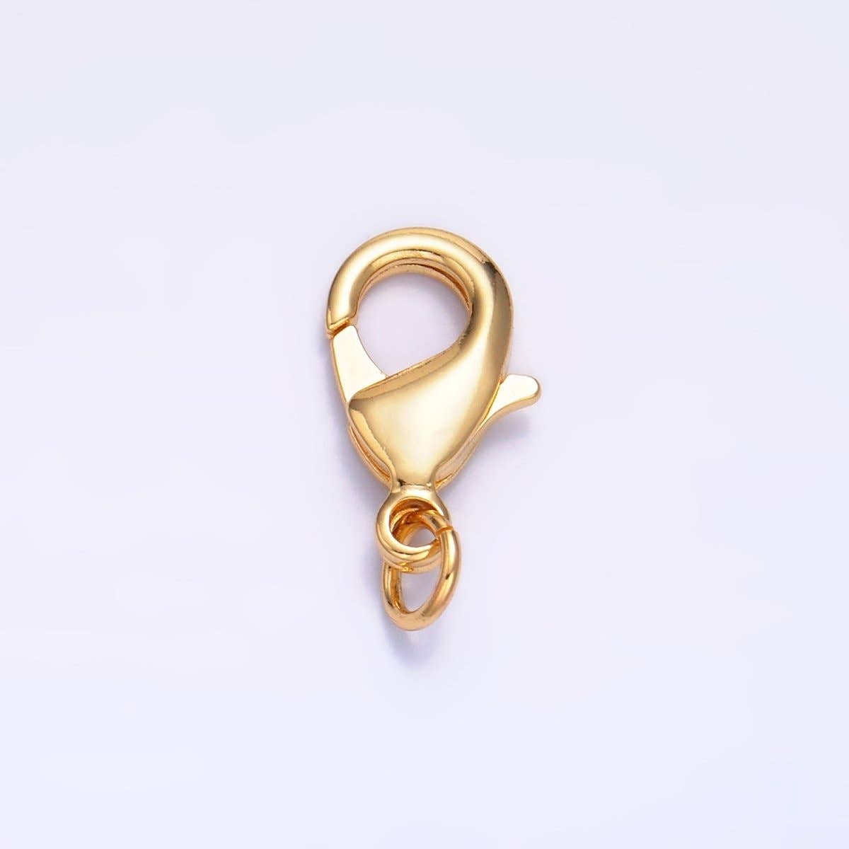 24K Gold Filled 12mm, 10mm, 15mm, 8mm Lobster Claw Clasps Closure Findings | Z1068 - Z1071: 10mm