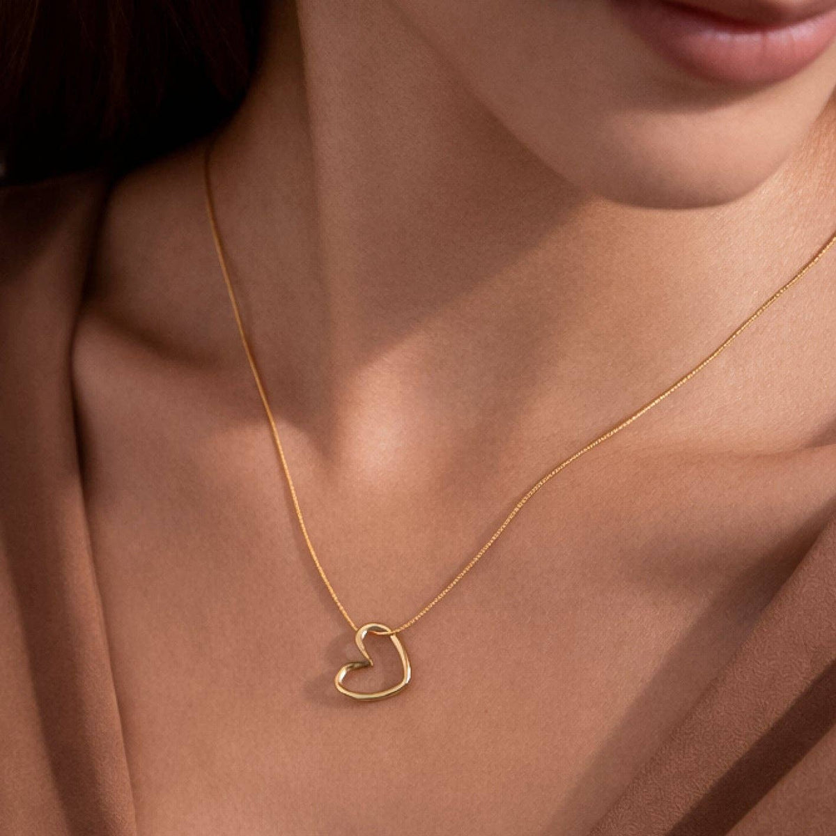 18K Gold Plated Waterproof Stainless Steel Chain Necklace - 7767: S0OX3T7767