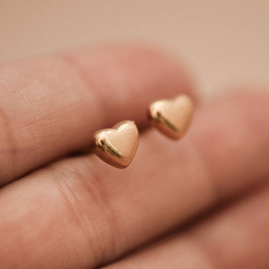 18K Gold Plated Waterproof Stainless Steel Stud Earrings - 7016: S0OX3T7016