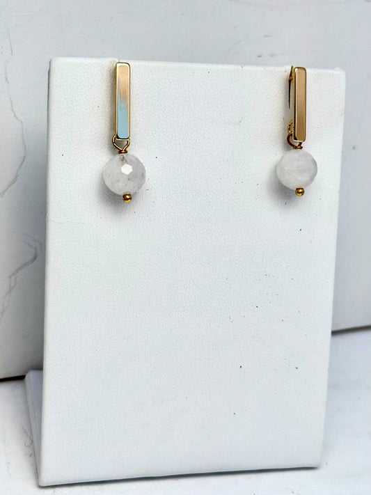 Moonstone Drop Earrings