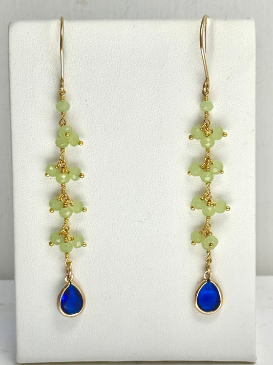 Lime Twist Earrings