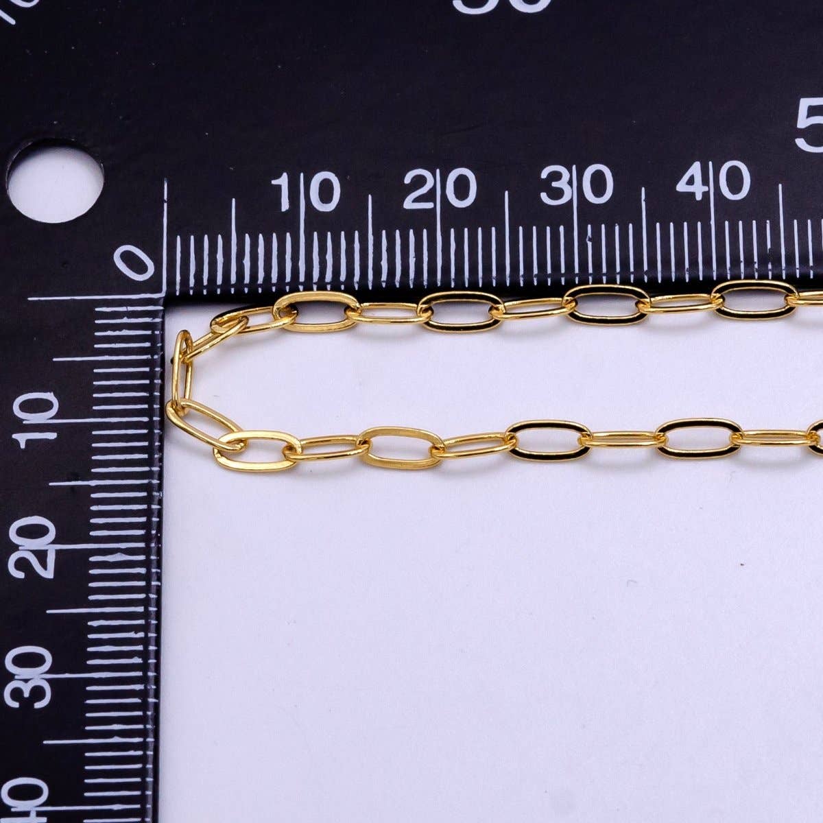 14K Gold Filled 3mm Paperclip Chain 17.5 inch Necklace | WA-2441