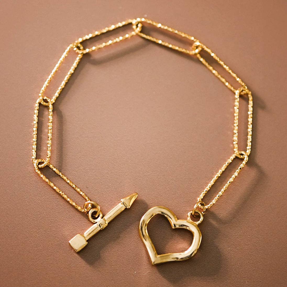 18K Gold PVD Plated Waterproof Stainless Steel Chain Bracelet - 7531: S0OX3T7531
