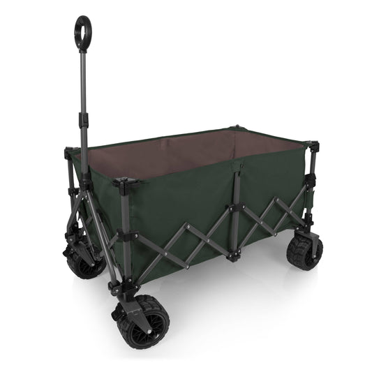 Wilderness All-Terrain Folding Wagon: Moss Green