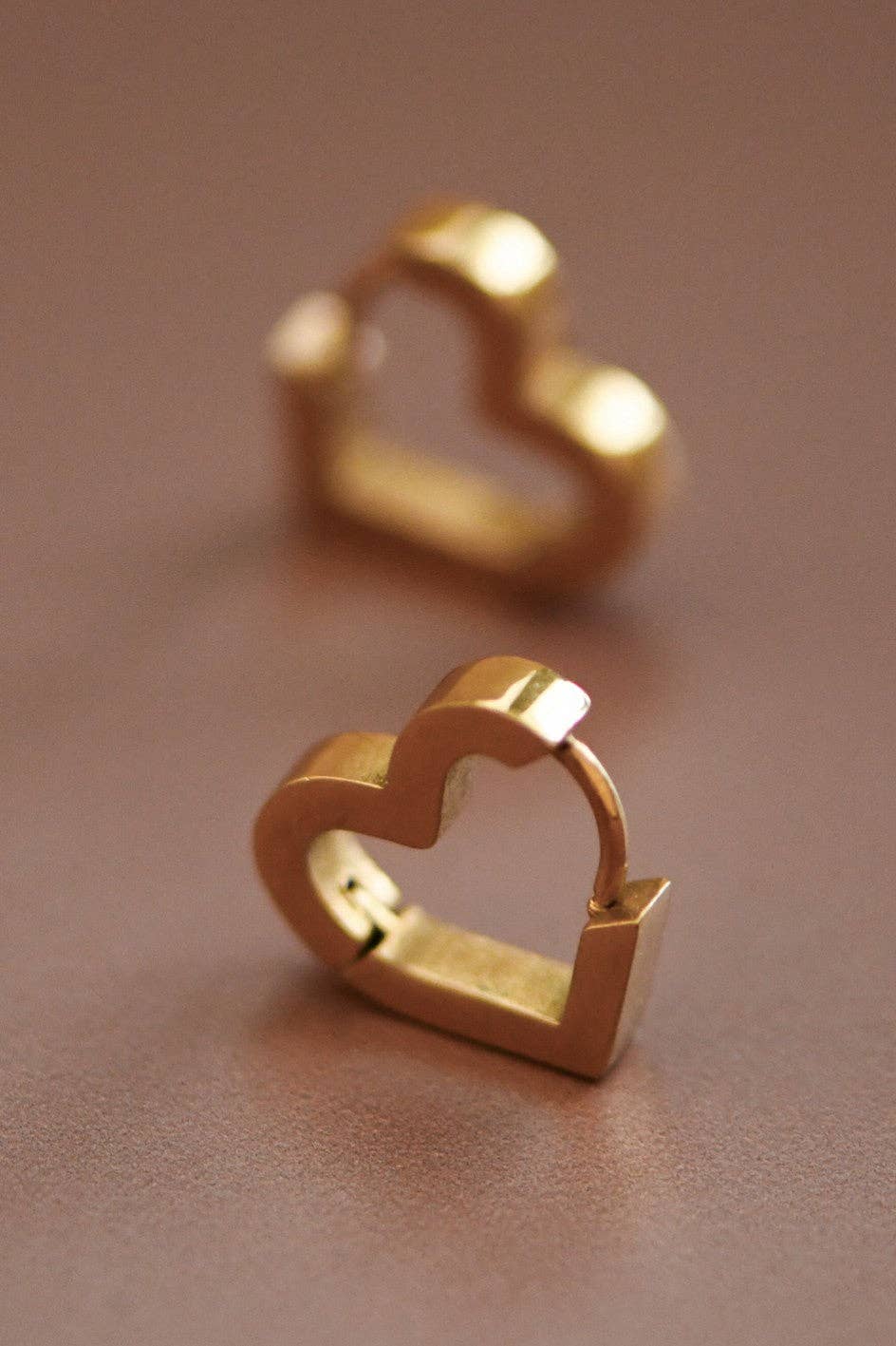 18K Gold Plated Waterproof Stainless Steel Hoop Earrings - 7010: S0OX3T7010