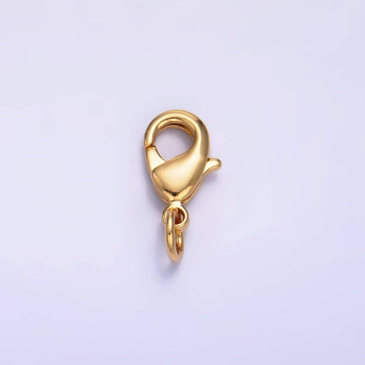 24K Gold Filled 12mm, 10mm, 15mm, 8mm Lobster Claw Clasps Closure Findings | Z1068 - Z1071: 10mm