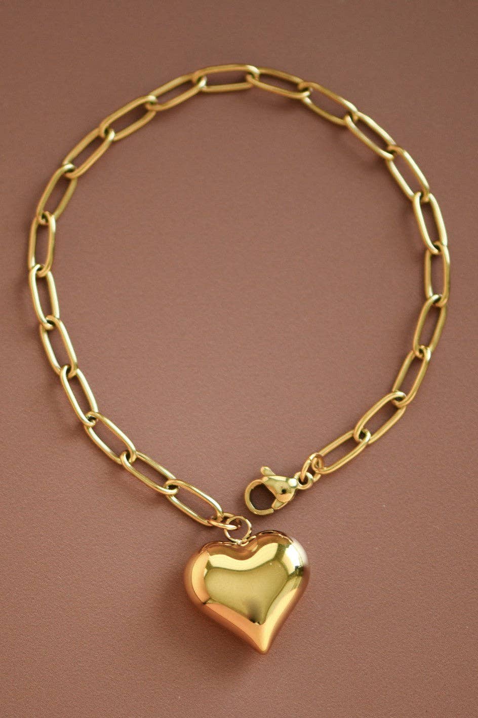 18K Gold PVD Plated Waterproof Stainless Steel Chain Bracelet - 7065: S0OX3T7065