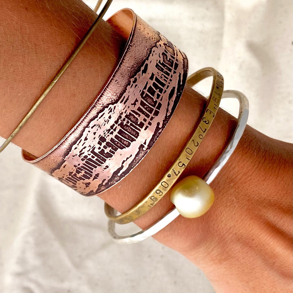 Western Lake Tree Line Bracelet